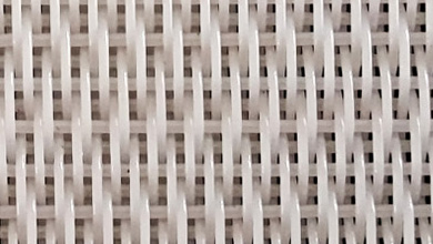 白色圆丝网WFB504_非织造布专用网帘_熔喷布网帘